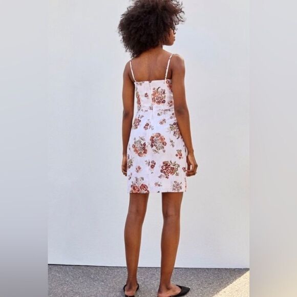 H&M X Brock Collection bustier floral mini dress - Picture 6 of 6